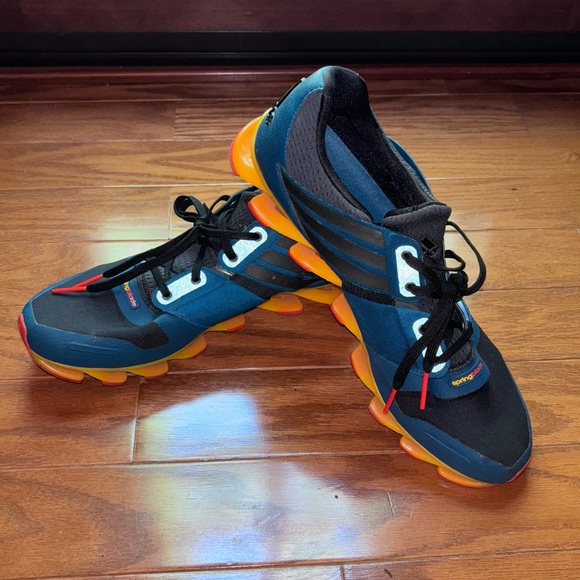 Adidas Springblade Men’s 11.5 GUC Hard to find color way Teal/Orange/Red - Picture 5 of 16